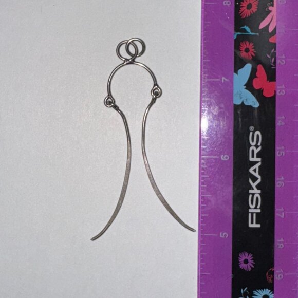 Sterling Silver Wishbone Bridle Pendant - Picture 15 of 16